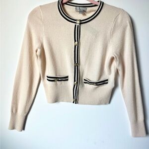 NWT J. Crew Cream Cardigan Sweater with Pockets XS